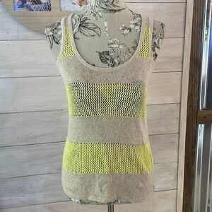 *🆕 Love Cameron Yellow Tan Tank XS